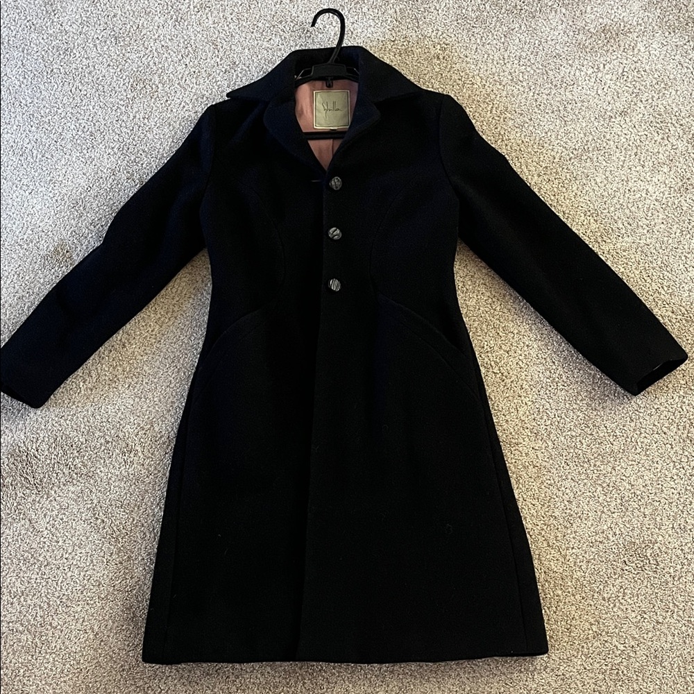 Black Japanese Wool Coat